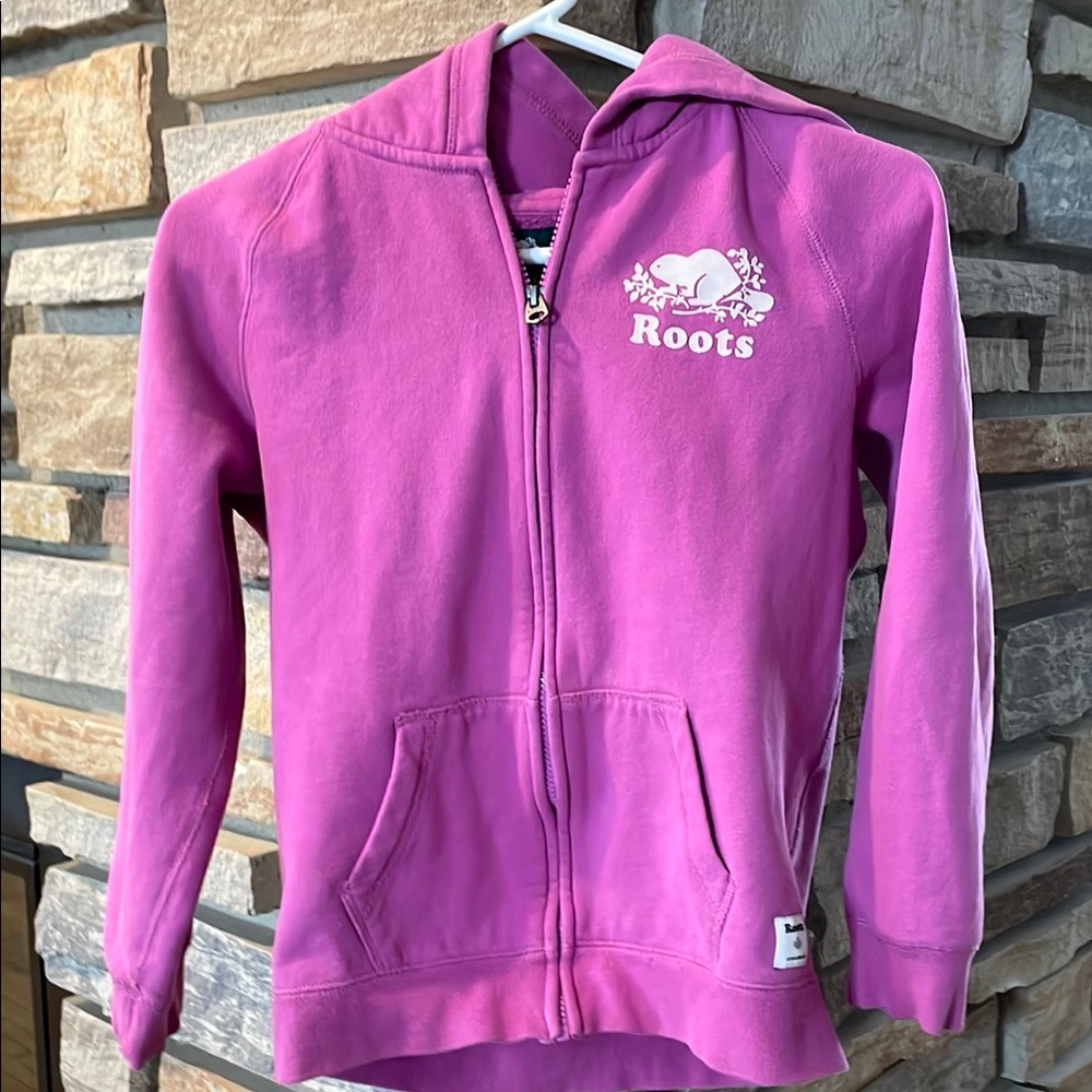 Roots Kids Pink Hoodie